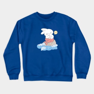 Little bunny mermaid under the sea Crewneck Sweatshirt